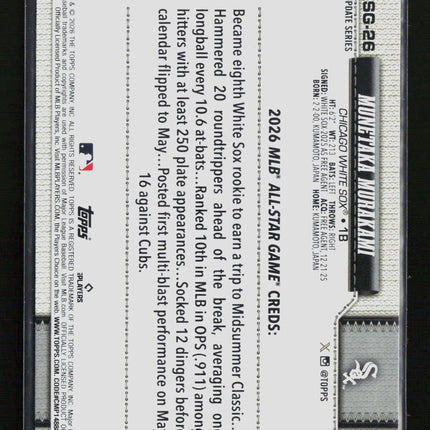 2026 Topps Update Series Munetaka Murakami #ASG-26 RC