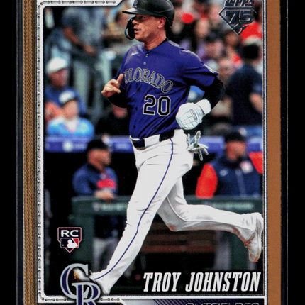 2026 Topps Update Series Troy Johnston #US114 Gold RC