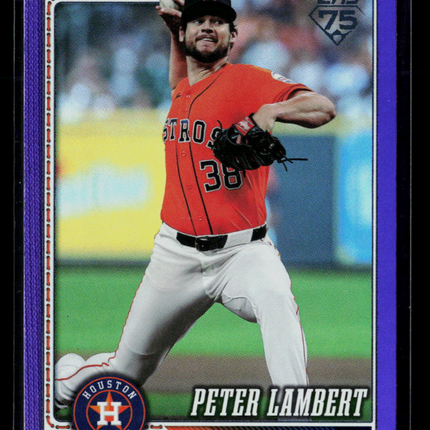 2026 Topps Update Series Peter Lambert #US51 Purple