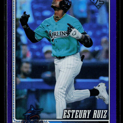 2026 Topps Update Series Esteury Ruiz #US273 Purple