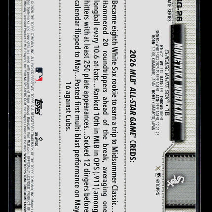 2026 Topps Update Series Munetaka Murakami #ASG-26 RC