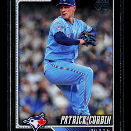 2026 Topps Update Series Patrick Corbin #US286 Black