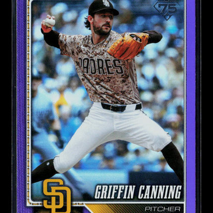 2026 Topps Update Series Griffin Canning #US159 Purple