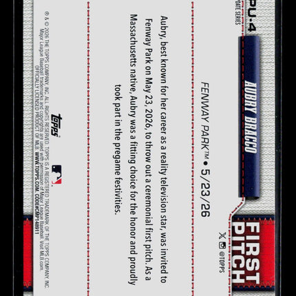 2026 Topps Update Series Aubry Bracco #FPU-4