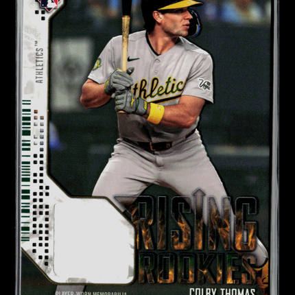 2026 Topps Baseball Update Series Colby Thomas #RRR-CT Player-Worn Mem RC
