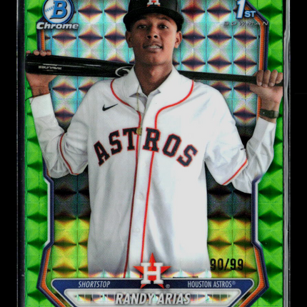 2026 Bowman Chrome Randy Arias #BCP-242 Green 90/99