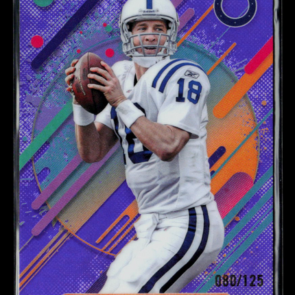 2025 Topps Finest Peyton Manning #292 Purple 080/125