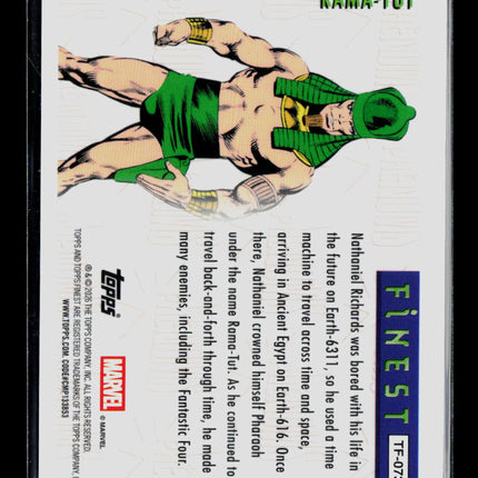 2026 Topps Finest Marvel Nathaniel Richards Rama-Tut Insert 08/10 #TF-073