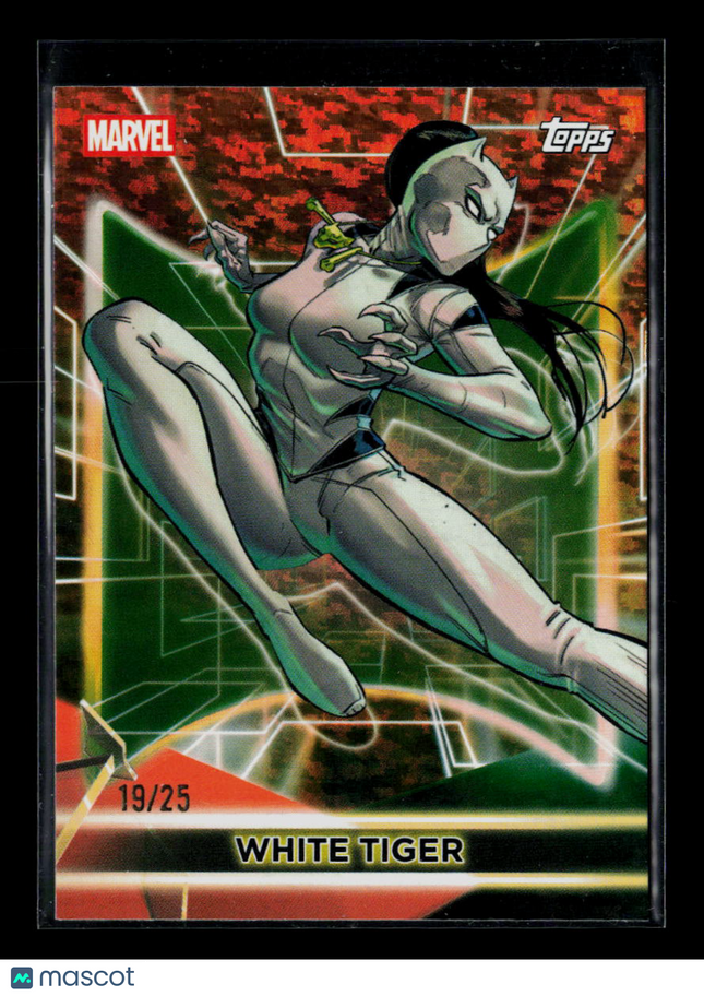 2026 Topps Marvel Studios Chrome White Tiger 19/25 #166