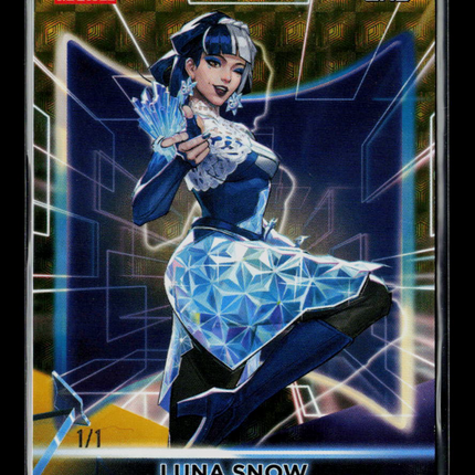 2026 Topps Marvel Neon Luna Snow 1/1 Variation #142 FoilFractor