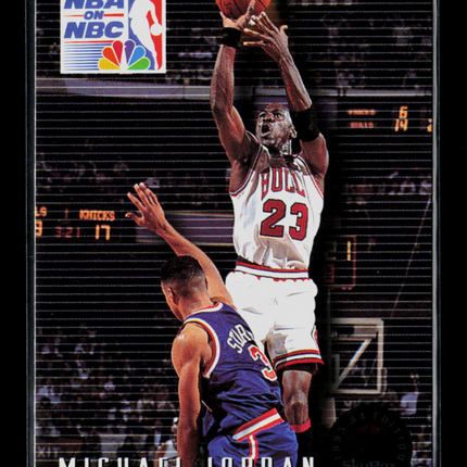 1993 SkyBox NBA on NBC Michael Jordan #14