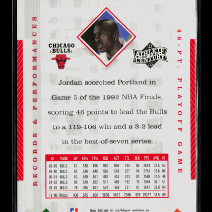 1999 Upper Deck Michael Jordan Athlete of the Century Michael Jordan #44