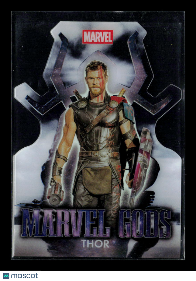 2025 Topps Marvel Studios Chrome Chris Hemsworth Thor Insert Marvel Gods #MG-22