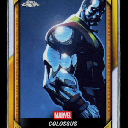 2025 Topps Chrome Deadpool Colossus Insert Comic Book Gold #CB-16