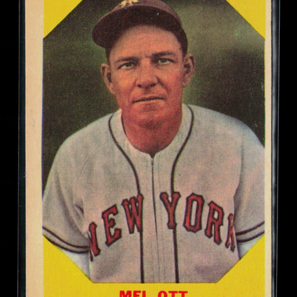 1960 Fleer Baseball Greats Mel Ott #36