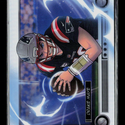 2026 Bowman Chrome Football Anime Drake Maye #NFLA-DM