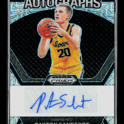 2024 Panini Prizm Draft Picks Payton Sandfort mojo /25 #DPA-PSF Auto