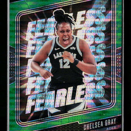 2024 Panini Prizm Chelsea Gray #9 Green Pulsar 02/25