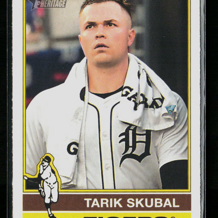 2025 Topps Heritage Tarik Skubal #116 Image Variation