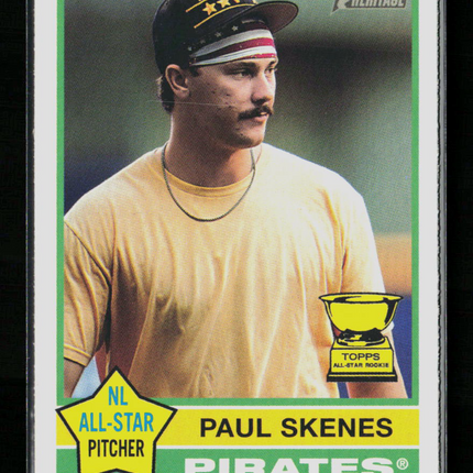 2025 Topps Heritage Paul Skenes #60 Image Variaiton