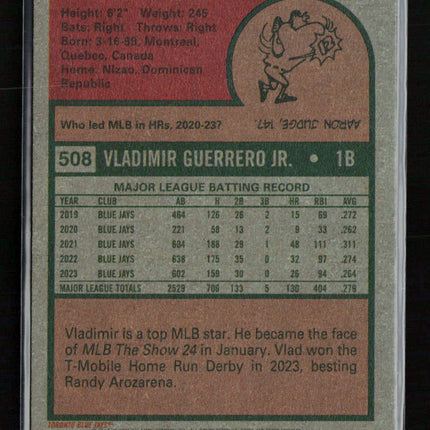 2020 Topps Heritage High Number Vladimir Guerrero Jr. #508