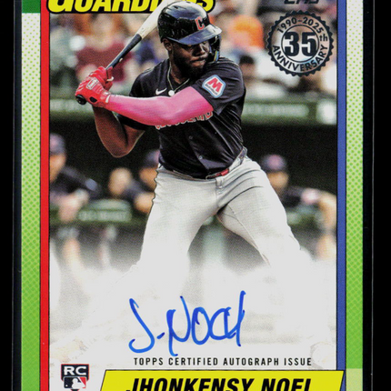 2025 Topps 1990 Topps Baseball Autographs Jhonkensy Noel #90A-JN RC Auto