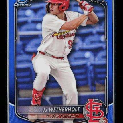 2025 Bowman Chrome JJ Wetherholt #BCP-22 Blue 002/150