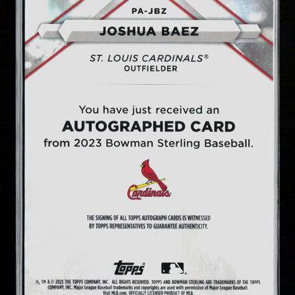 2023 Bowman Sterling Joshua Baez #PA-JBZ Auto