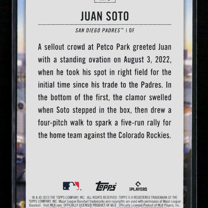 2023 Topps Juan Soto #HA-2 Home Field Advantage Short Print Insert