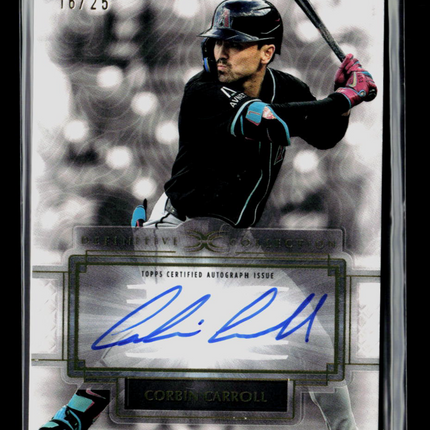2025 Topps Definitive Collection Corbin Carroll #DIAC-CC 16/25 Auto