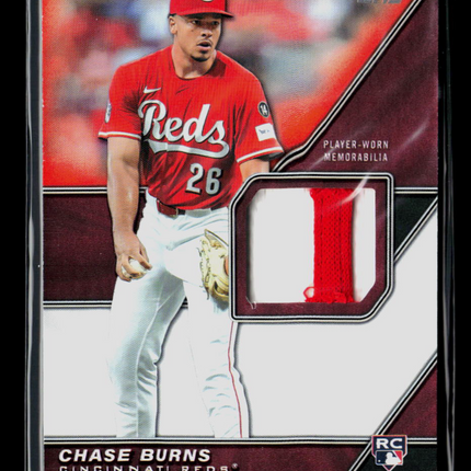 2026 Topps Chase Burns #MLM2-CB Player-Worn Memorabilia RC 02/25
