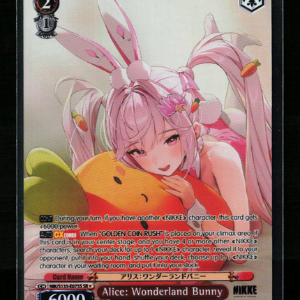 Weiß Schwarz Goddess of Victory: Nikke Alice: Wonderland Bunny Alice SR