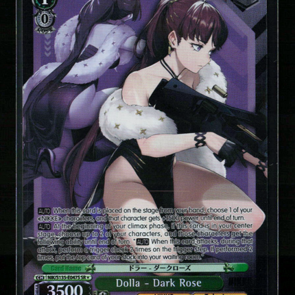 Weiß Schwarz Goddess of Victory: Nikke Dolla SR Super Rare