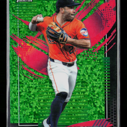 2026 Topps Finest Jose Altuve #209 Green Refractor