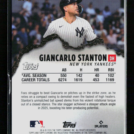 2026 Topps Chrome Wrecking Crew Giancarlo Stanton #WC-8