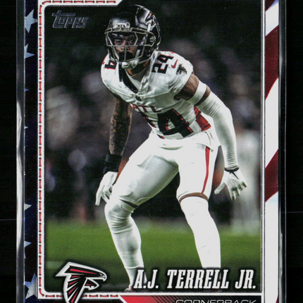 2026 Topps A.J. Terrell Jr. #9 Stars & Stripes 06/76