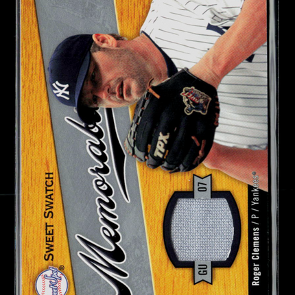 2007 Upper Deck Sweet Spot Sweet Swatch Roger Clemens #SW-RO Game-Used Mem