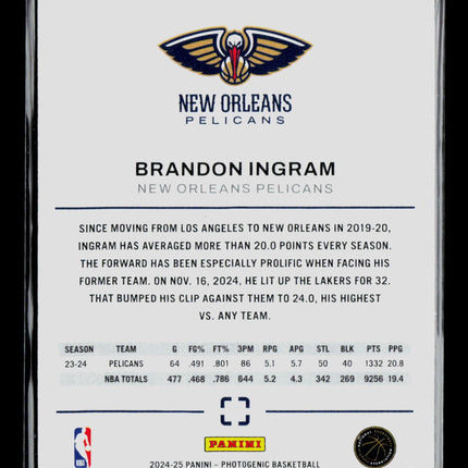 2025 Panini Photogenic Brandon Ingram /5 #51