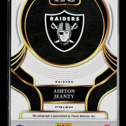 2026 Panini Select Ashton Jeanty #SIP-ASJ RC Auto