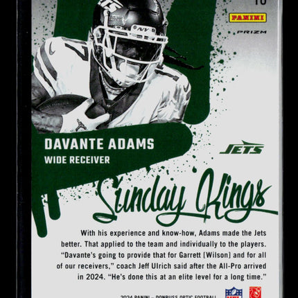 2024 Panini Donruss Optic Football Davante Adams #10