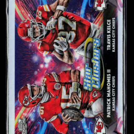 2025 Topps Chrome Travis Kelce Patrick Mahomes II #SC-12