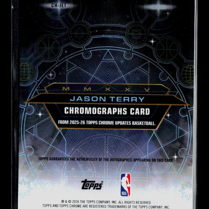 2026 Topps Chrome Updates Jason Terry #CH-JET Auto