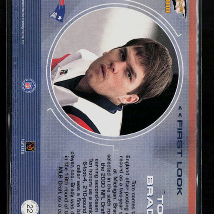 2000 Pacific Revolution Tom Brady #22
