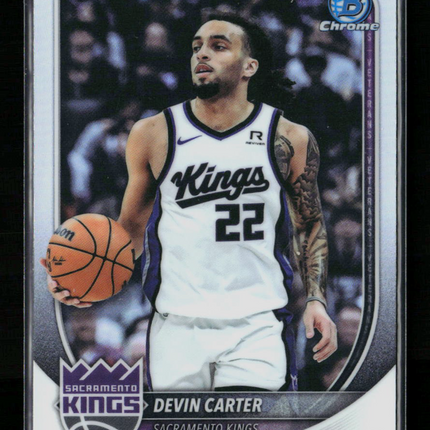 2025 Bowman Chrome Devin Carter #BCV-197 Refractor 420/499