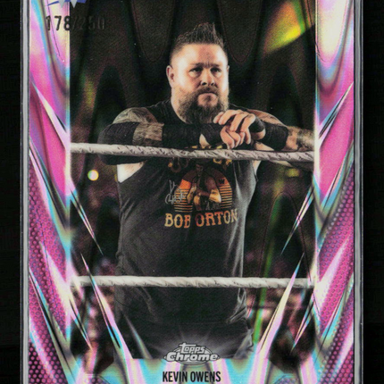 2026 Topps Chrome WWE Kevin Owens #51 Magenta Wave Refractor 178/250