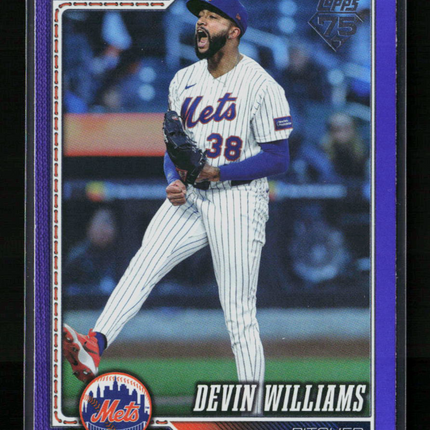2026 Topps Update Series Devin Williams #US38 Purple /250