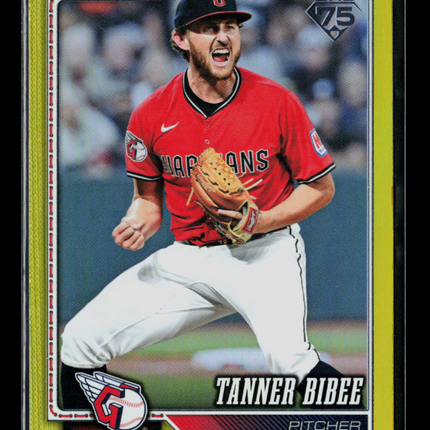 2026 Topps Series Two Tanner Bibee #618 Yellow /399