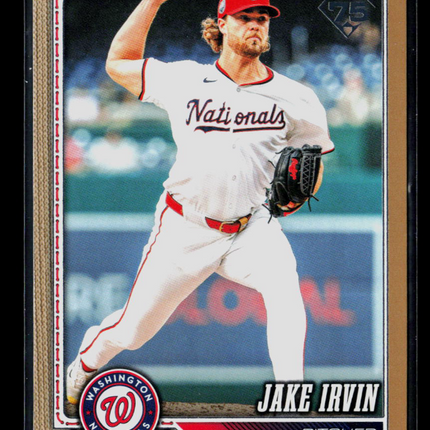 2026 Topps Series Two Jake Irvin #487 Gold /2026