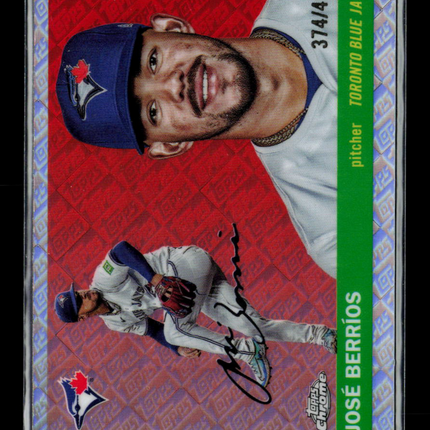 2025 Topps Chrome Platinum José Berríos #131 374/499