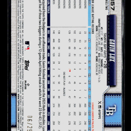 2026 Topps Series Two Gavin Lux #357 Camo /25